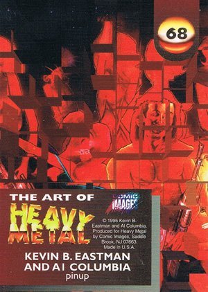 Comic Images The Art of Heavy Metal Base Card 68 pinup
