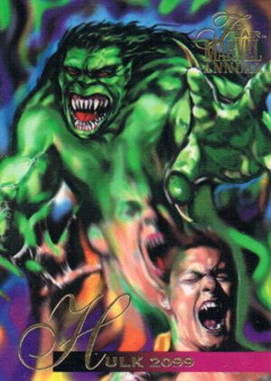 Fleer Marvel Annual Flair '95 Base Card 106 Hulk 2099