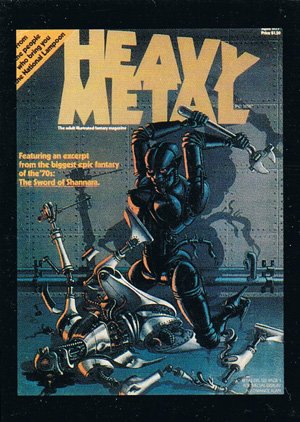 Comic Images Heavy Metal Base Card 1 April, 1977
