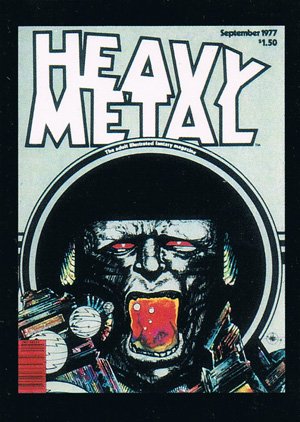 Comic Images Heavy Metal Base Card 6 September, 1977