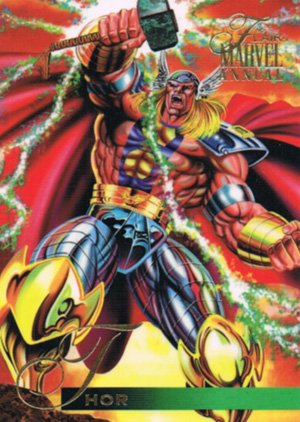 Fleer Marvel Annual Flair '95 Base Card 111 Thor