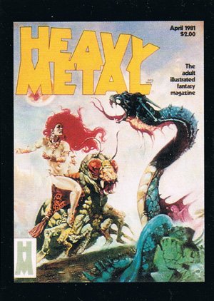 Comic Images Heavy Metal Base Card 30 April, 1981