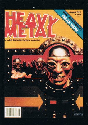Comic Images Heavy Metal Base Card 37 August, 1982