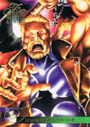 Fleer Marvel Annual Flair '95 Base Card 113 Thunderstrike