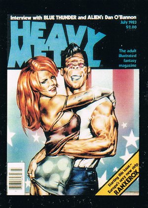 Comic Images Heavy Metal Base Card 44 July, 1983