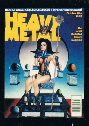 Comic Images Heavy Metal Base Card 56 October, 1984