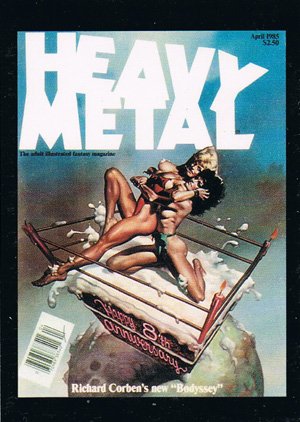 Comic Images Heavy Metal Base Card 62 April, 1985