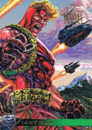 Fleer Marvel Annual Flair '95 Base Card 116 Giant Man