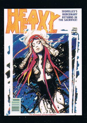 Comic Images Heavy Metal Base Card 71 Fall, 1987