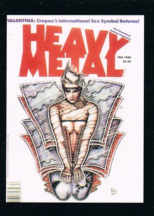 Comic Images Heavy Metal Base Card 73 Fall, 1988