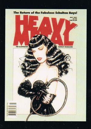 Comic Images Heavy Metal Base Card 89 July, 1991