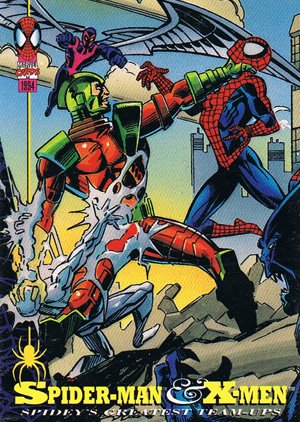 Fleer The Amazing Spider-Man Base Card 88 Spider-Man & X-Men