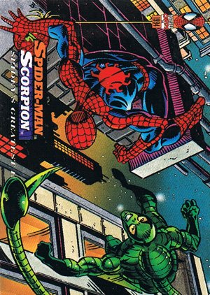 Fleer The Amazing Spider-Man Base Card 118 Spider-Man vs. Scorpion