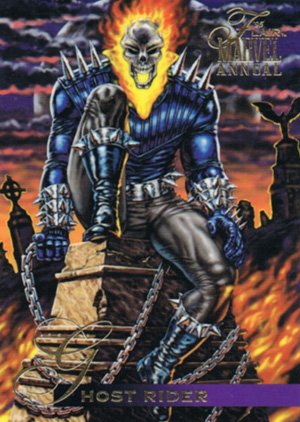 Fleer Marvel Annual Flair '95 Base Card 123 Ghost Rider