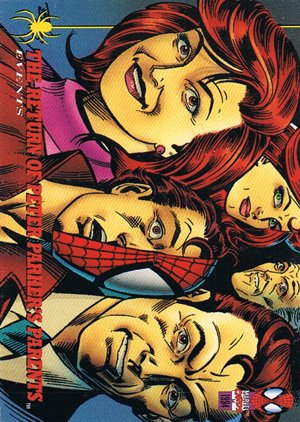 Fleer The Amazing Spider-Man Base Card 145 The Return of Peter Parker's Parents