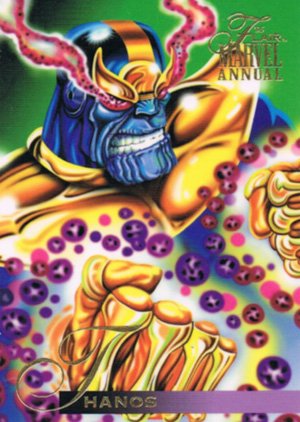 Fleer Marvel Annual Flair '95 Base Card 128 Thanos