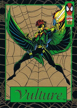 Fleer The Amazing Spider-Man Wal-Mart Gold-Web Foils four Vulture