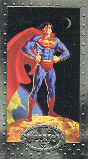 SkyBox Superman: The Man of Steel - Premium Edition Base Card 1 Superman - The Man of Steel
