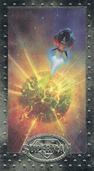 SkyBox Superman: The Man of Steel - Premium Edition Base Card 4 Sole Survivor