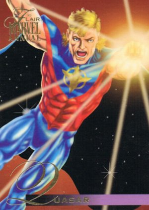 Fleer Marvel Annual Flair '95 Base Card 131 Quasar