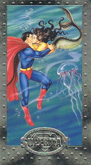SkyBox Superman: The Man of Steel - Premium Edition Base Card 36 Lost Love!
