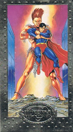 SkyBox Superman: The Man of Steel - Premium Edition Base Card 41 Rampage!
