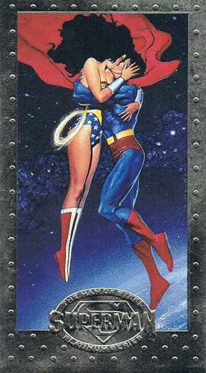 SkyBox Superman: The Man of Steel - Premium Edition Base Card 46 Two of a Kind