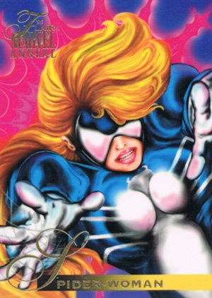 Fleer Marvel Annual Flair '95 Base Card 134 Spider-Woman