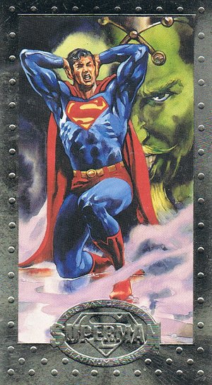 SkyBox Superman: The Man of Steel - Premium Edition Base Card 51 The Power of BRAINIAC!