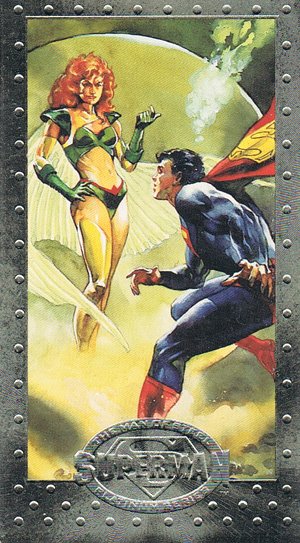 SkyBox Superman: The Man of Steel - Premium Edition Base Card 52 The Lady Maxima!
