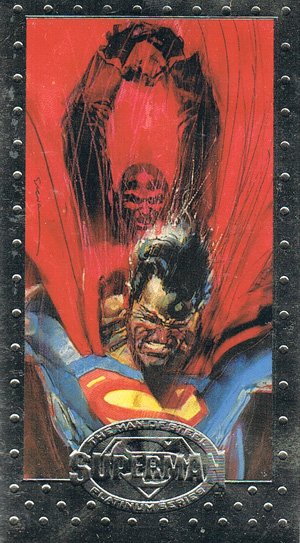 SkyBox Superman: The Man of Steel - Premium Edition Base Card 57 Luthor Triumphant!