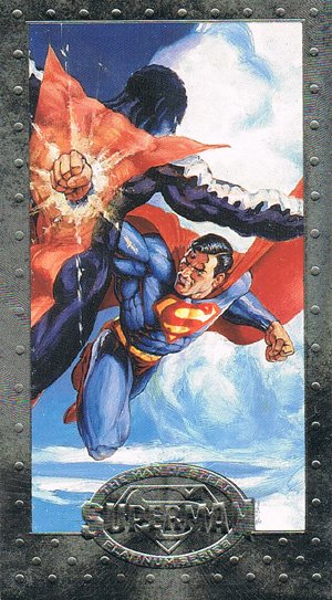 SkyBox Superman: The Man of Steel - Premium Edition Base Card 62 Beward the Eradicator!