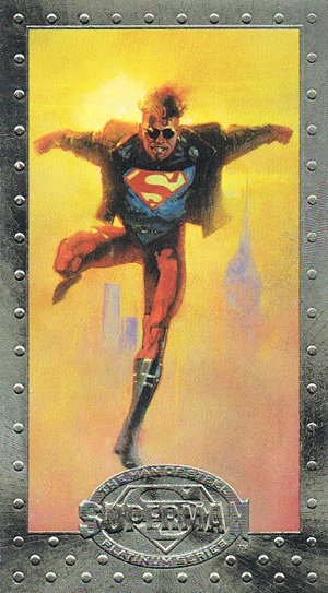 SkyBox Superman: The Man of Steel - Premium Edition Base Card 73 Superboy!
