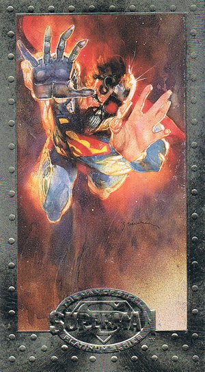 SkyBox Superman: The Man of Steel - Premium Edition Base Card 74 The Cyborg Superman