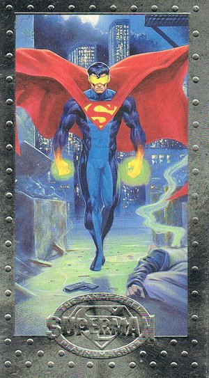 SkyBox Superman: The Man of Steel - Premium Edition Base Card 75 Last Son of Krypton?