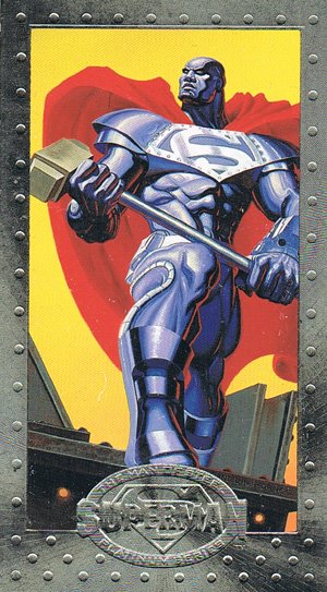 SkyBox Superman: The Man of Steel - Premium Edition Base Card 76 Man of Steel!