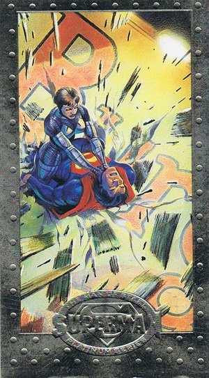 SkyBox Superman: The Man of Steel - Premium Edition Base Card 80 Hi-Tech!