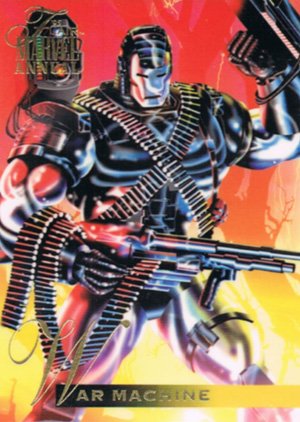 Fleer Marvel Annual Flair '95 Base Card 139 War Machine