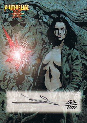 Dynamic Forces Witchblade: Disciples of the Blade Autograph Card A-9 Jae Lee