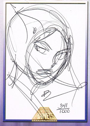 Dynamic Forces Battle of the Planets Sketch Card  Brian Rood (1000)