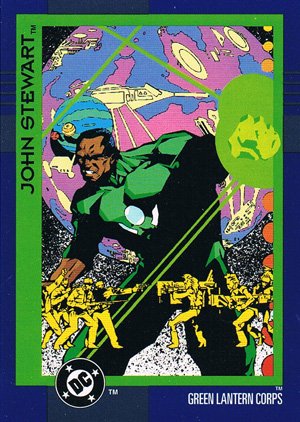 SkyBox DC Cosmic Teams Base Card 103 John Stewart (Green Lantern Corps)