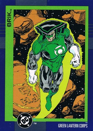 SkyBox DC Cosmic Teams Base Card 106 Brik (Green Lantern Corps)