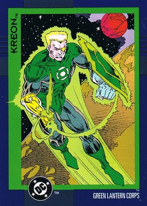 SkyBox DC Cosmic Teams Base Card 108 Kreon (Green Lantern Corps)