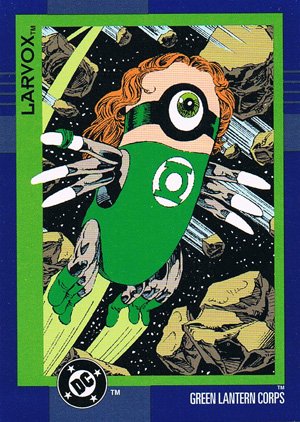 SkyBox DC Cosmic Teams Base Card 109 Larvox (Green Lantern Corps)