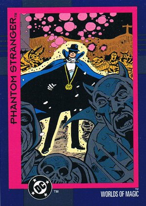 SkyBox DC Cosmic Teams Base Card 118 Phantom Stranger (Worlds of Magic)
