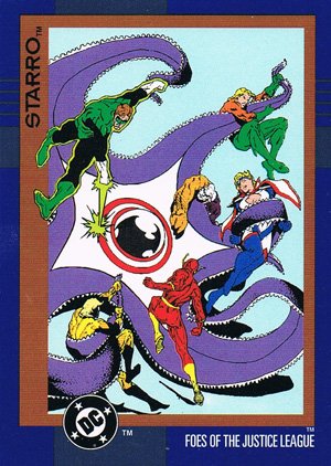 SkyBox DC Cosmic Teams Base Card 125 Starro (Foes of the Justice League)