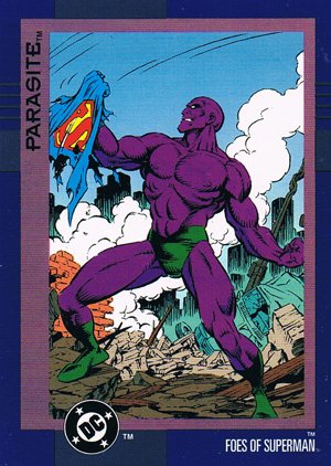 SkyBox DC Cosmic Teams Base Card 135 Parasite (Foes of Superman)