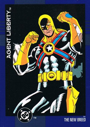 SkyBox DC Cosmic Teams Base Card 141 Agent Liberty (The New Breed)