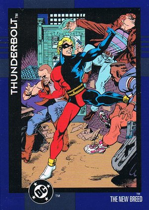 SkyBox DC Cosmic Teams Base Card 145 Thunderbolt (The New Breed)