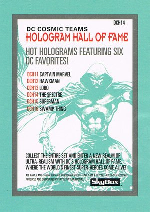 SkyBox DC Cosmic Teams Holograms DCH14 The Spectre